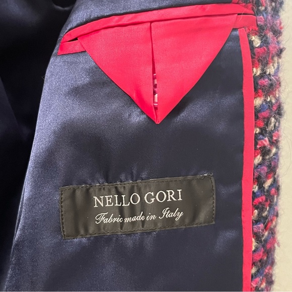 Women's Purple Tweed Jacket - Picture 8 of 12